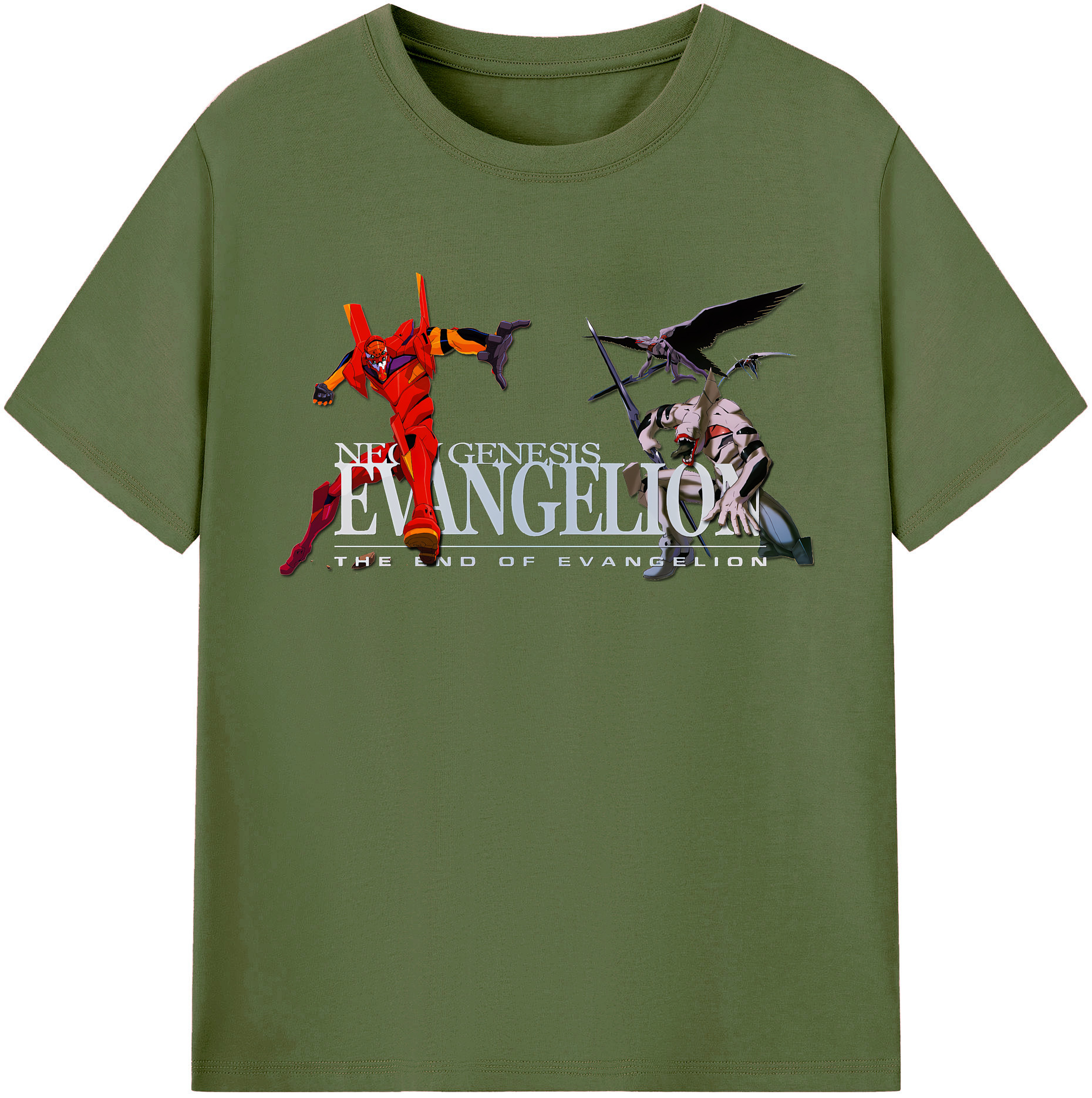 （画像用） EVA 新世紀エヴァンゲリオン 綿100％半袖Tシャツ（フロントプリント）